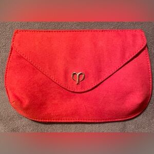 Cle de peau Red Make Up Bag NWOT